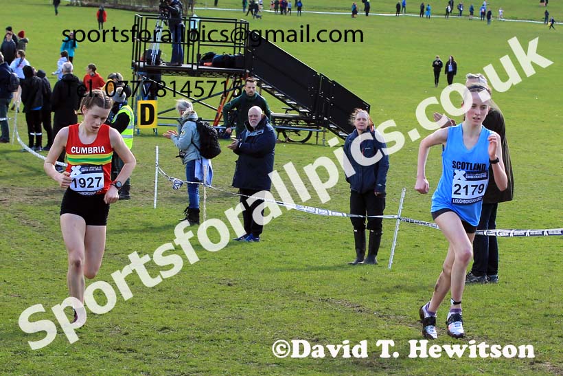 Womens Under-17s 2022 CAU Inter Counties Cross Country, Prestwold Hall, Loughborough.  Photo: David T. Hewitson/Sports for All Pics